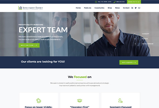 investment busniness html theme home layout 1