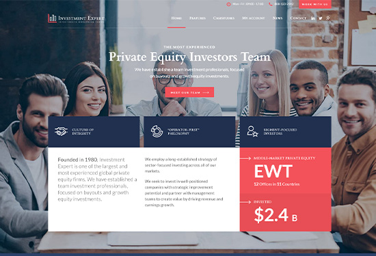 investment busniness html theme home layout 1