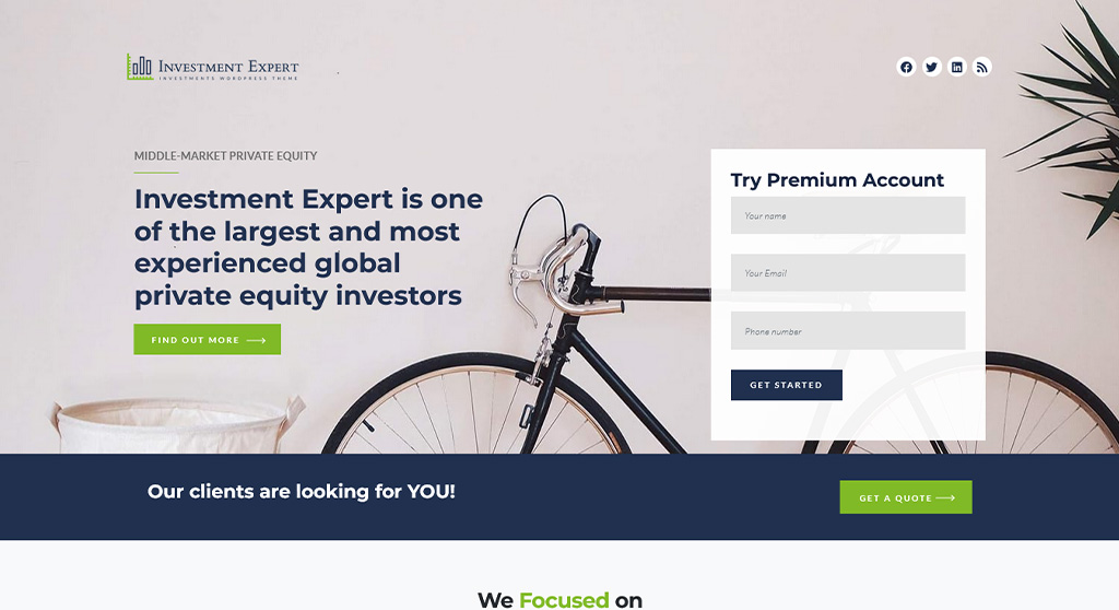 investment busniness html theme home layout 1